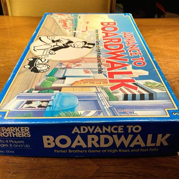 Advance To Boardwalk Game Set Complete Parker Brothers - Picture 2 of 7
